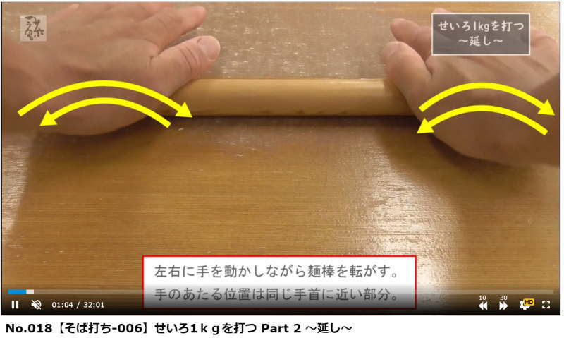 一茶庵手打ちそば教室プロコース オンデマンド講座